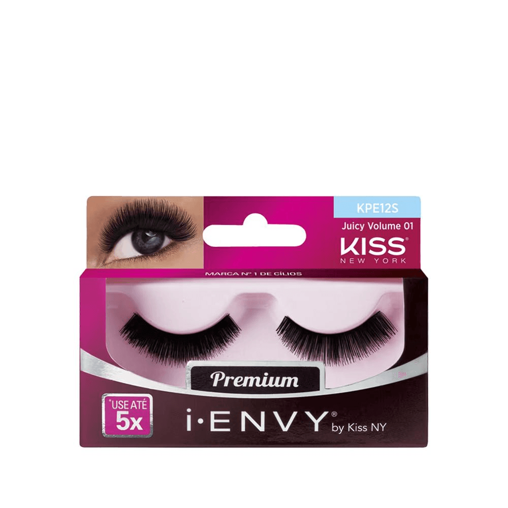 Cílios Postiços I-envy Juicy Kiss New York Volume 01