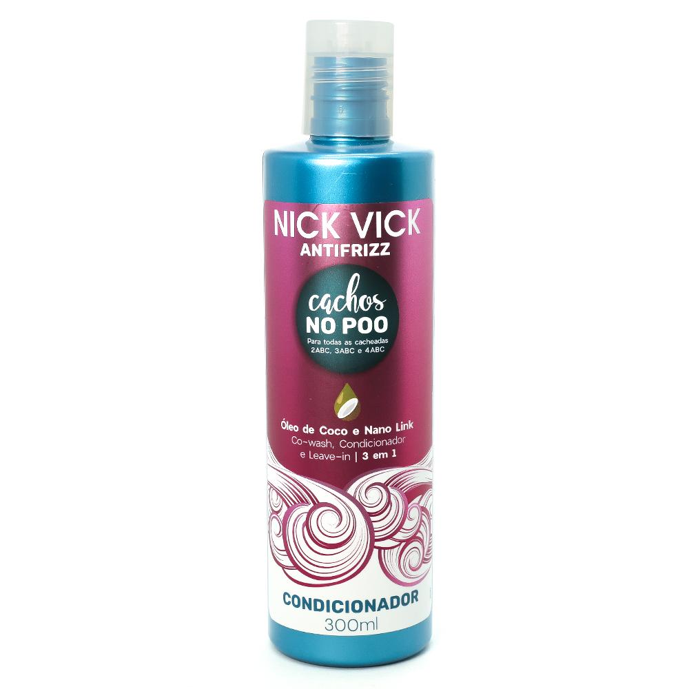 Condicionador Cachos Antifrizz Np Poo Nick Vick 300ml