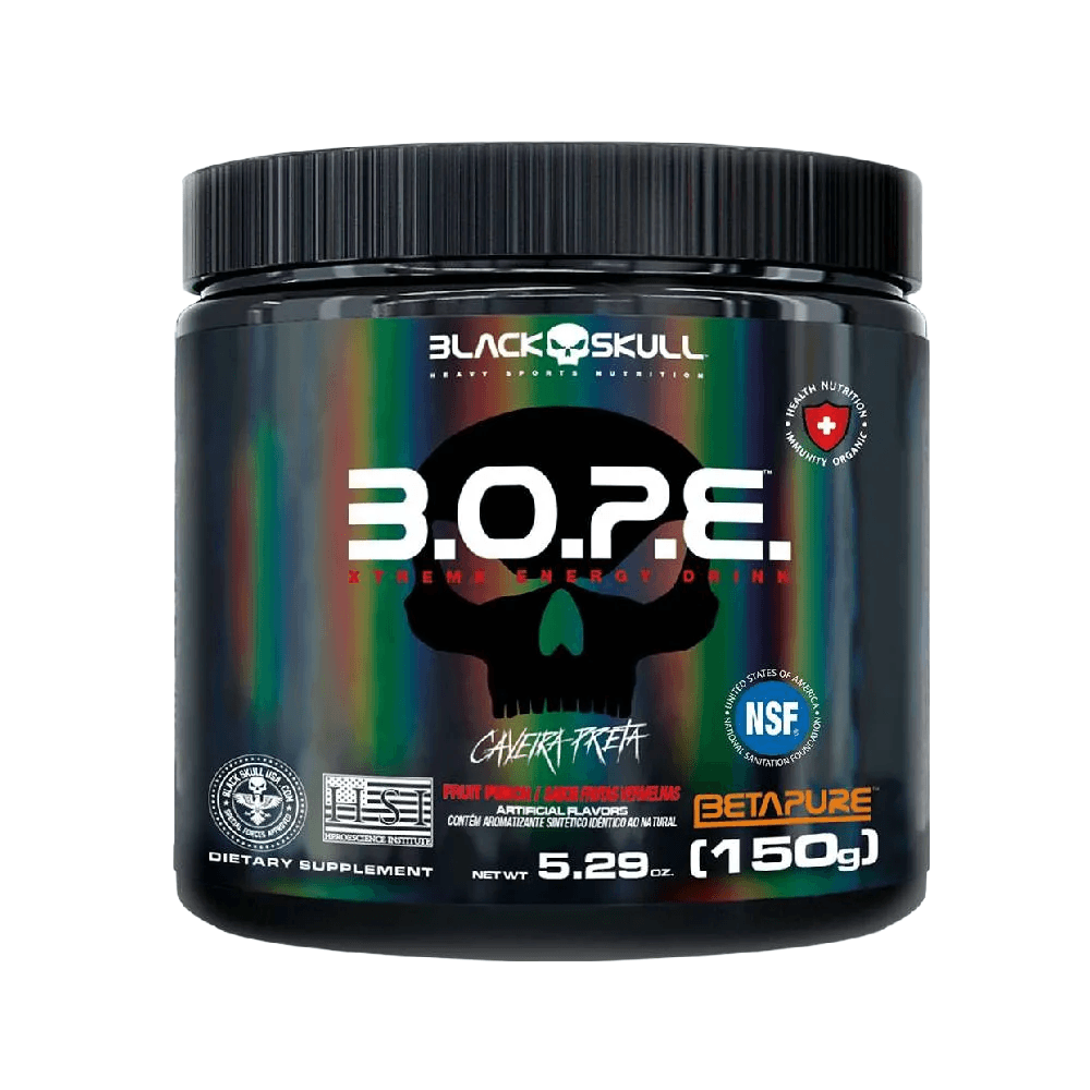 Pré Treino B.o.p.e Black Skull Fruith Punch 150g