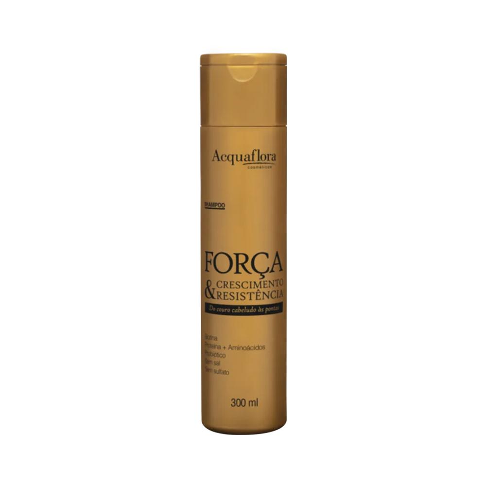 Shampoo Força, Crescimento e Resistência Acquaflora 300ml