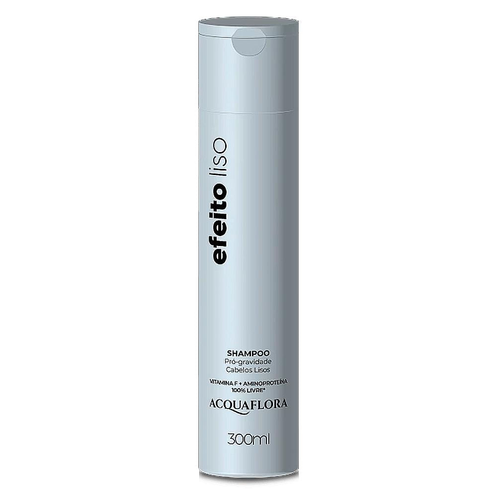 Shampoo Sem Sal Efeito Liso Acquaflora 300ml