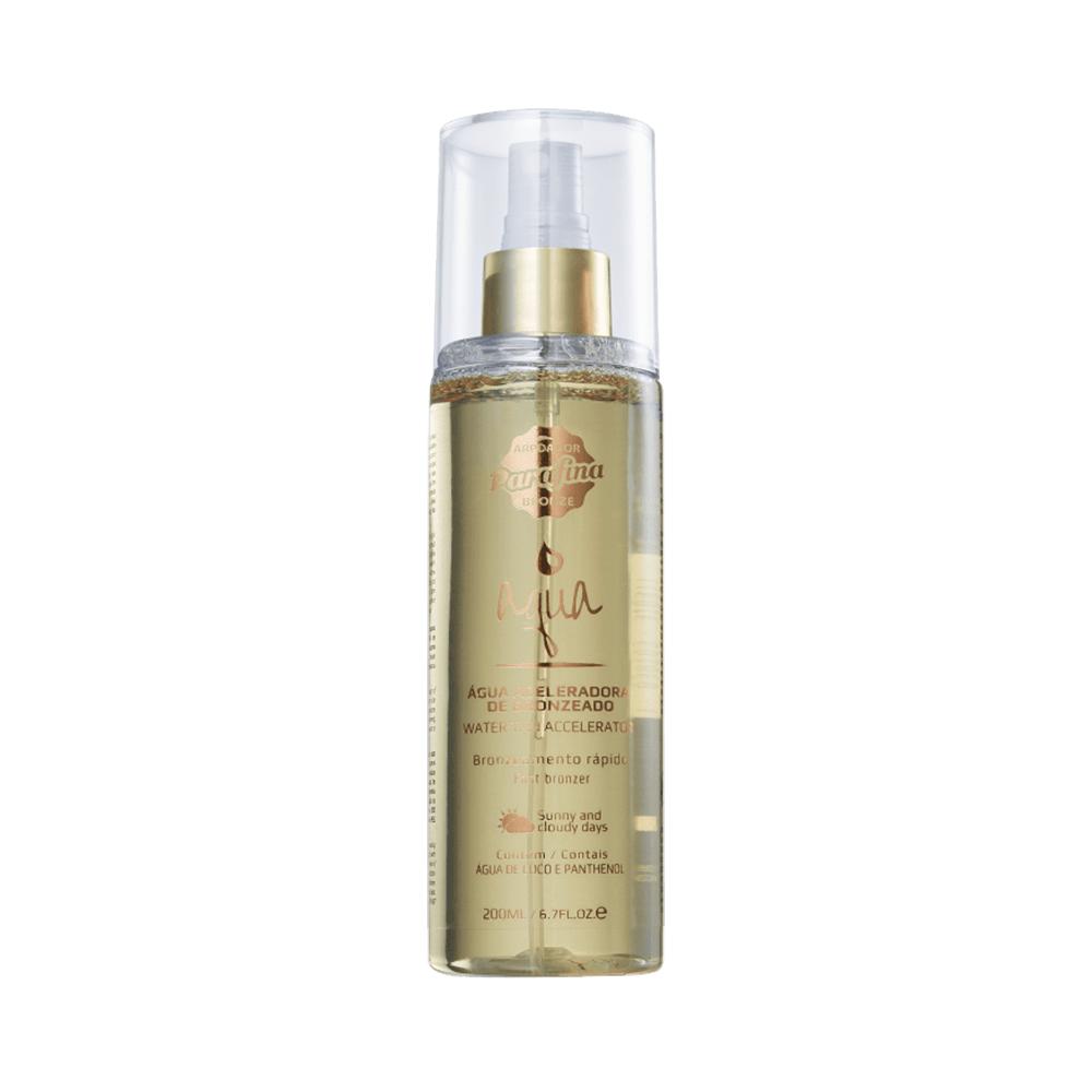 Loção Bronzeadora Parafina Bronze Aqua Água Aceleradora de Bronzeado 200ml