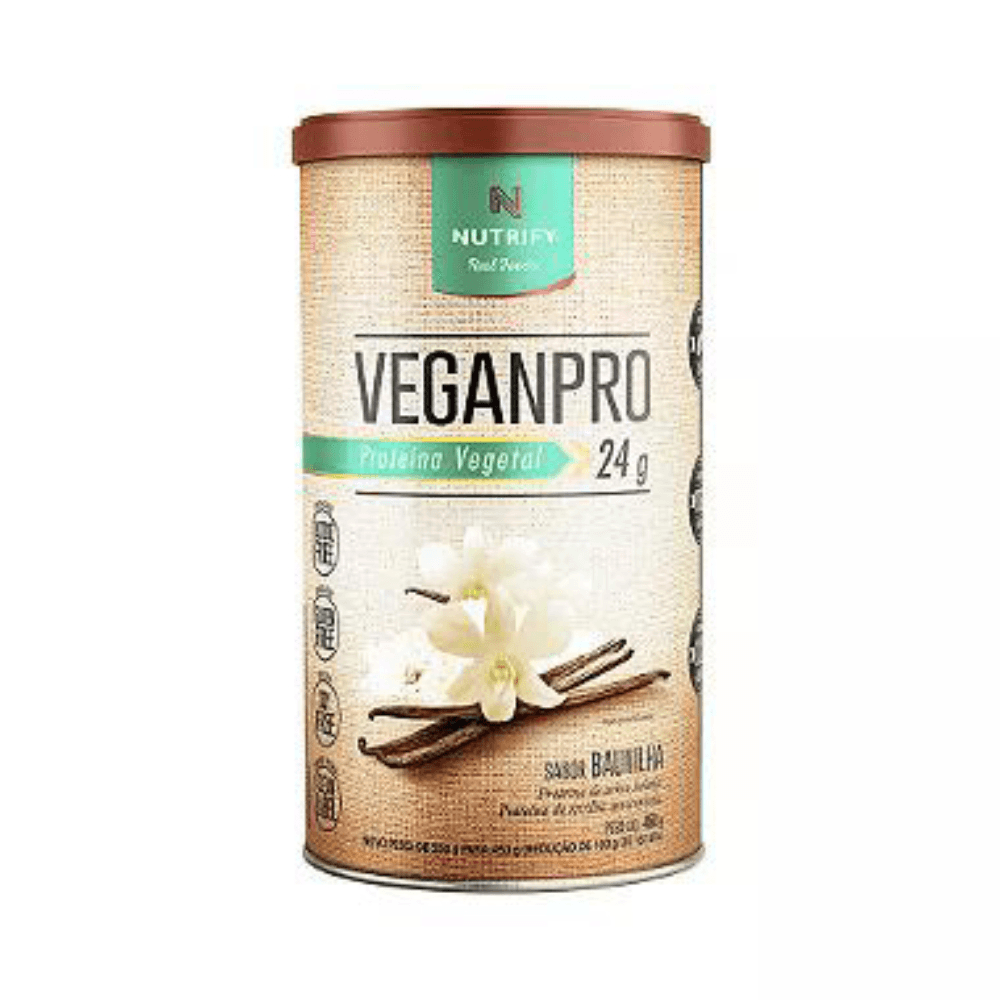 Proteína Vegetal Nutrify VeganPro 450g Sabor Baunilha