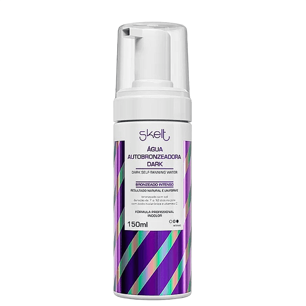 Água Auto Bronzeadora Skelt Red Carpet Glow Dark 150ml
