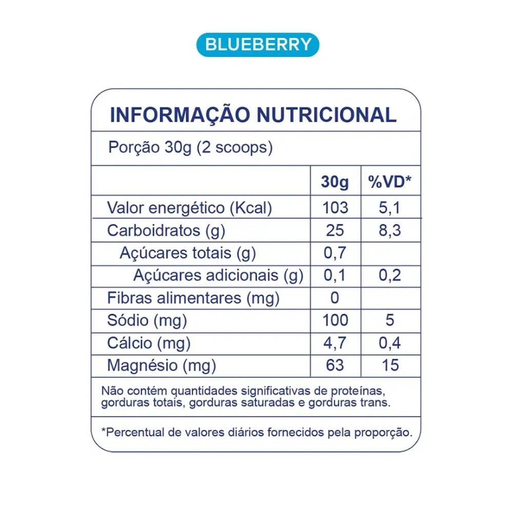Suplemento Energético Nitrato BT 400 Dobro 450g Sabor Blueberry