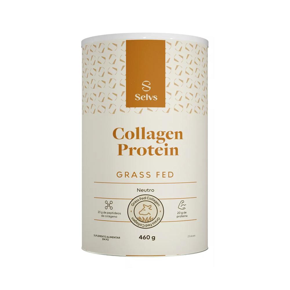 Suplemento Alimentar em Pó Collagen Protein Neutro Selvs 460g