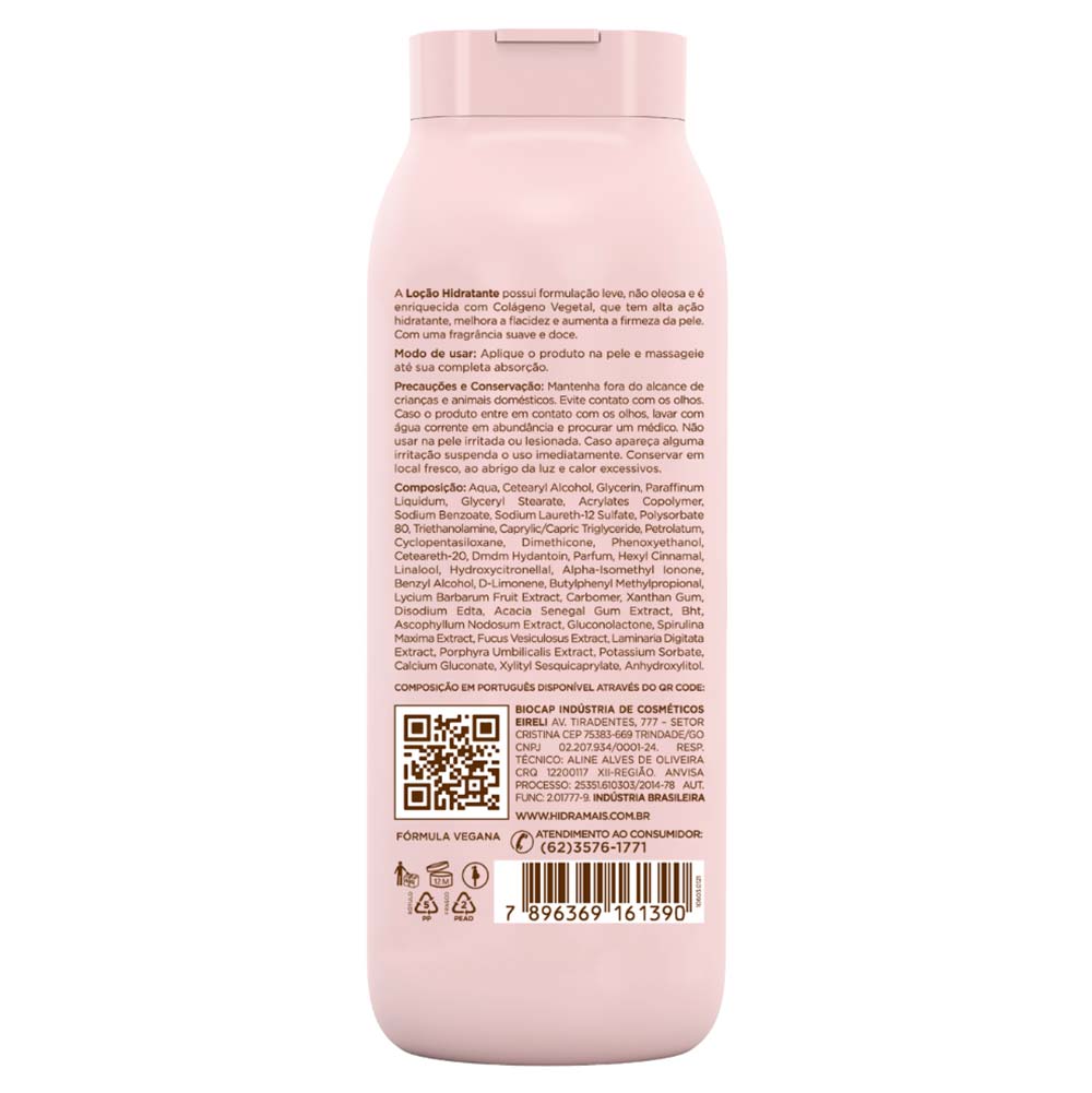 Loção Hidratante Corporal Goji Berry Hidramais 500ml