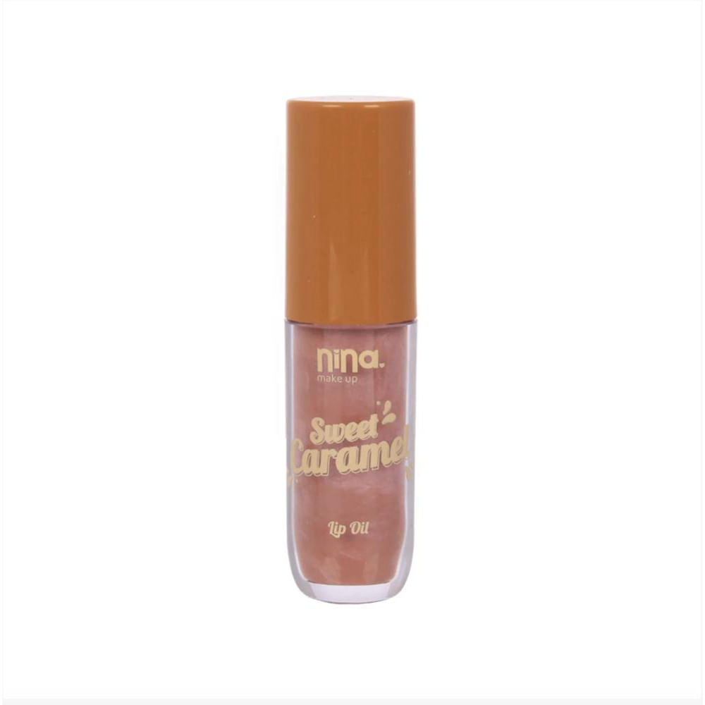 Lip Oil Sweet Nina Makeup 4ml Cor Caramel