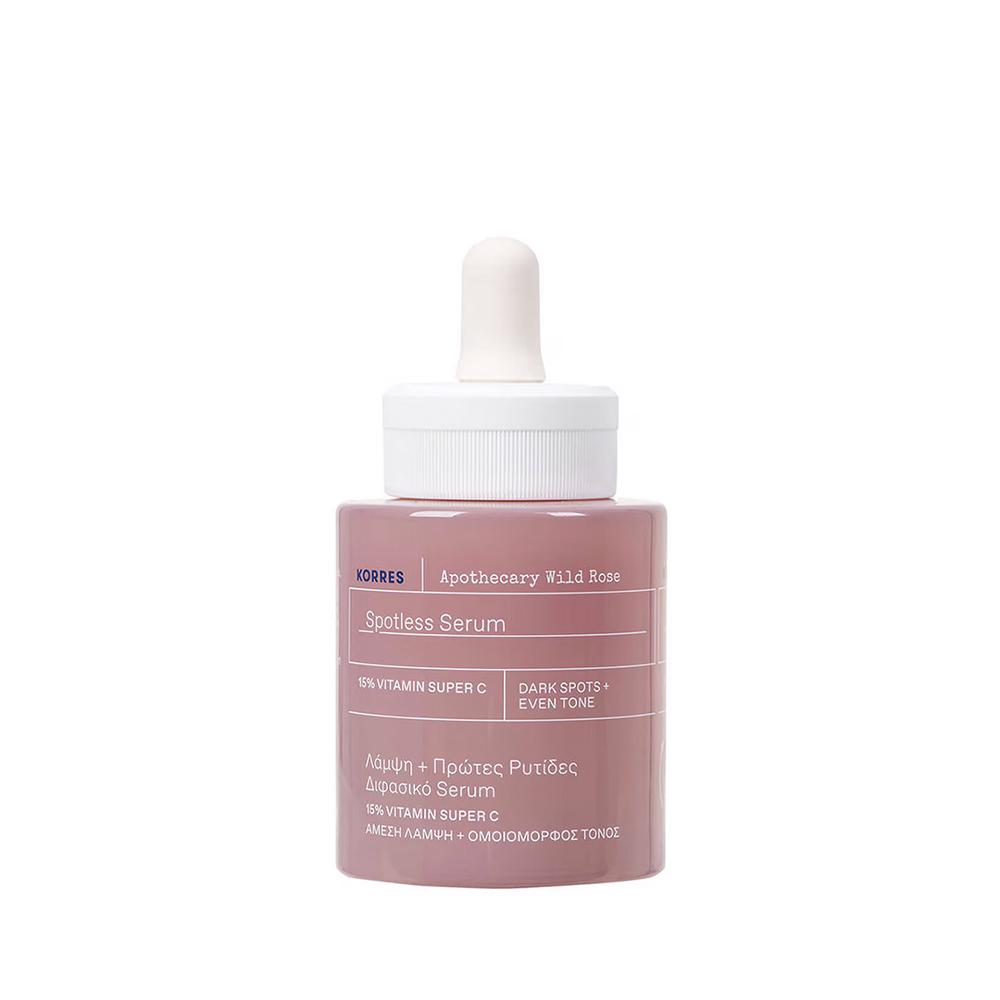 Sérum Bifásico de Clareamento Facial Korres Wild Rose 30ml