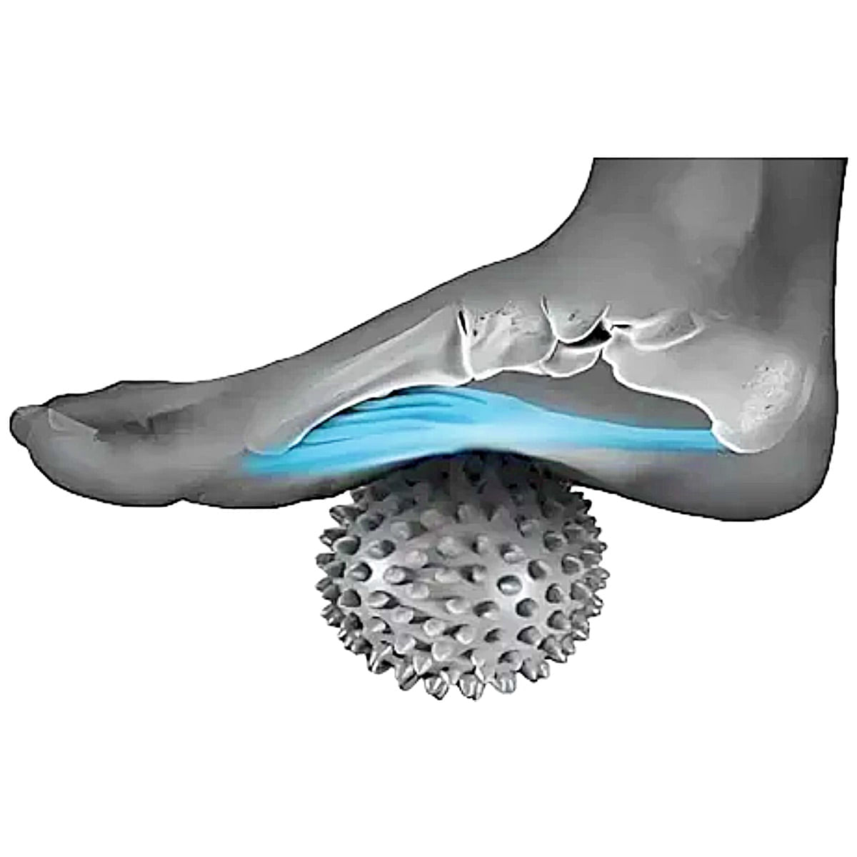 Bola de Massagem Cinza 9,0cm Hidrolight