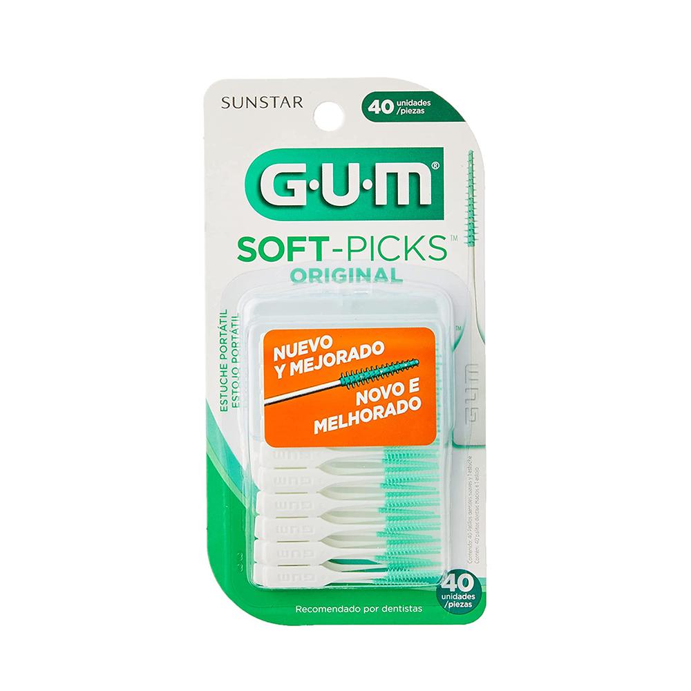 Palitos Interdentais Soft Picks Original Gum 40 Unidades
