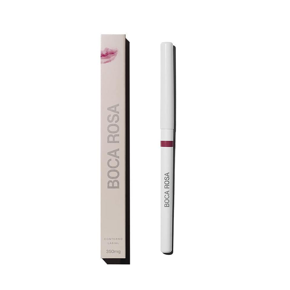 Contorno Labial Boca Rosa Cor Rosa Intenso