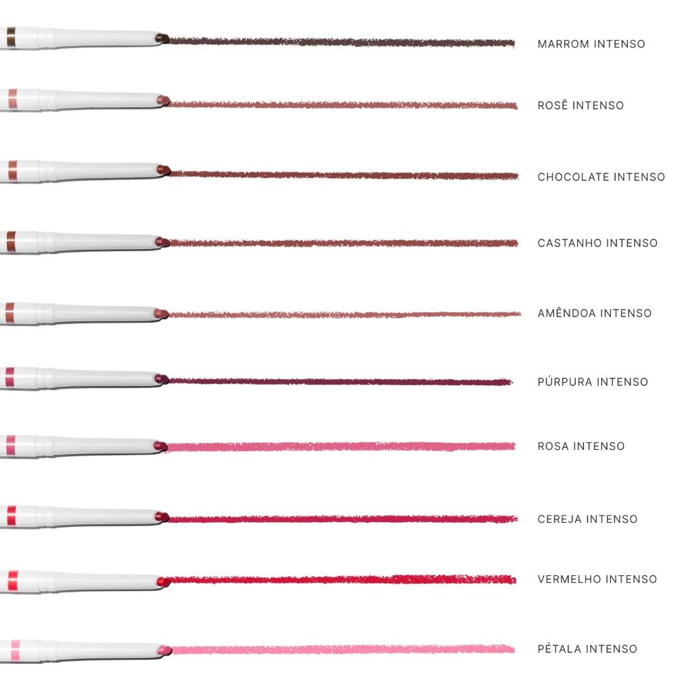 Contorno Labial Boca Rosa Cor Rosa Intenso