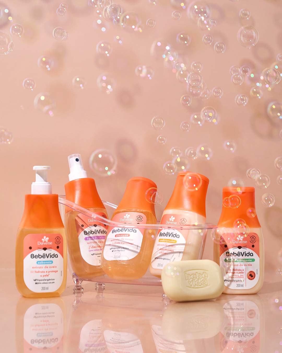 Loção Hidratante Bebê Vida Extrato de Aveia Davene 200ml