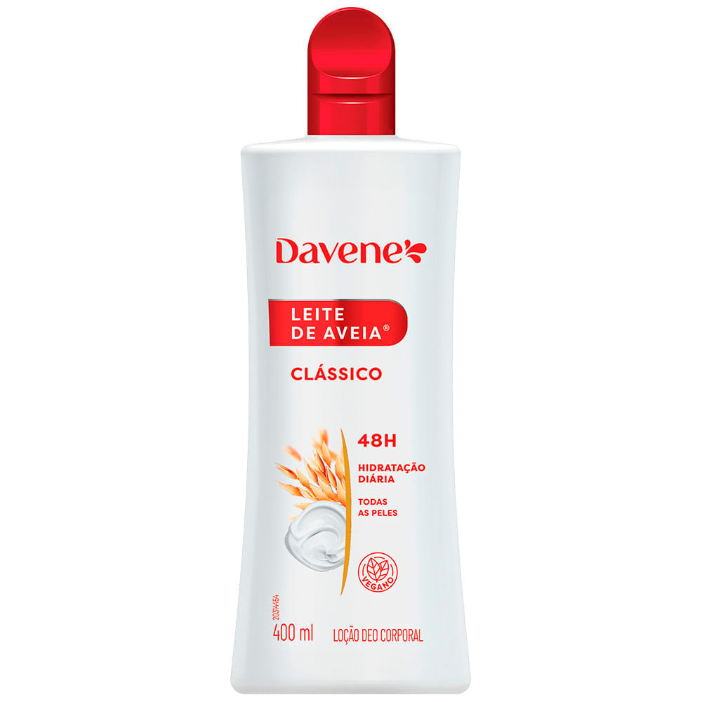 Hidratante Corporal Leite De Aveia Clássico Davene 400ml
