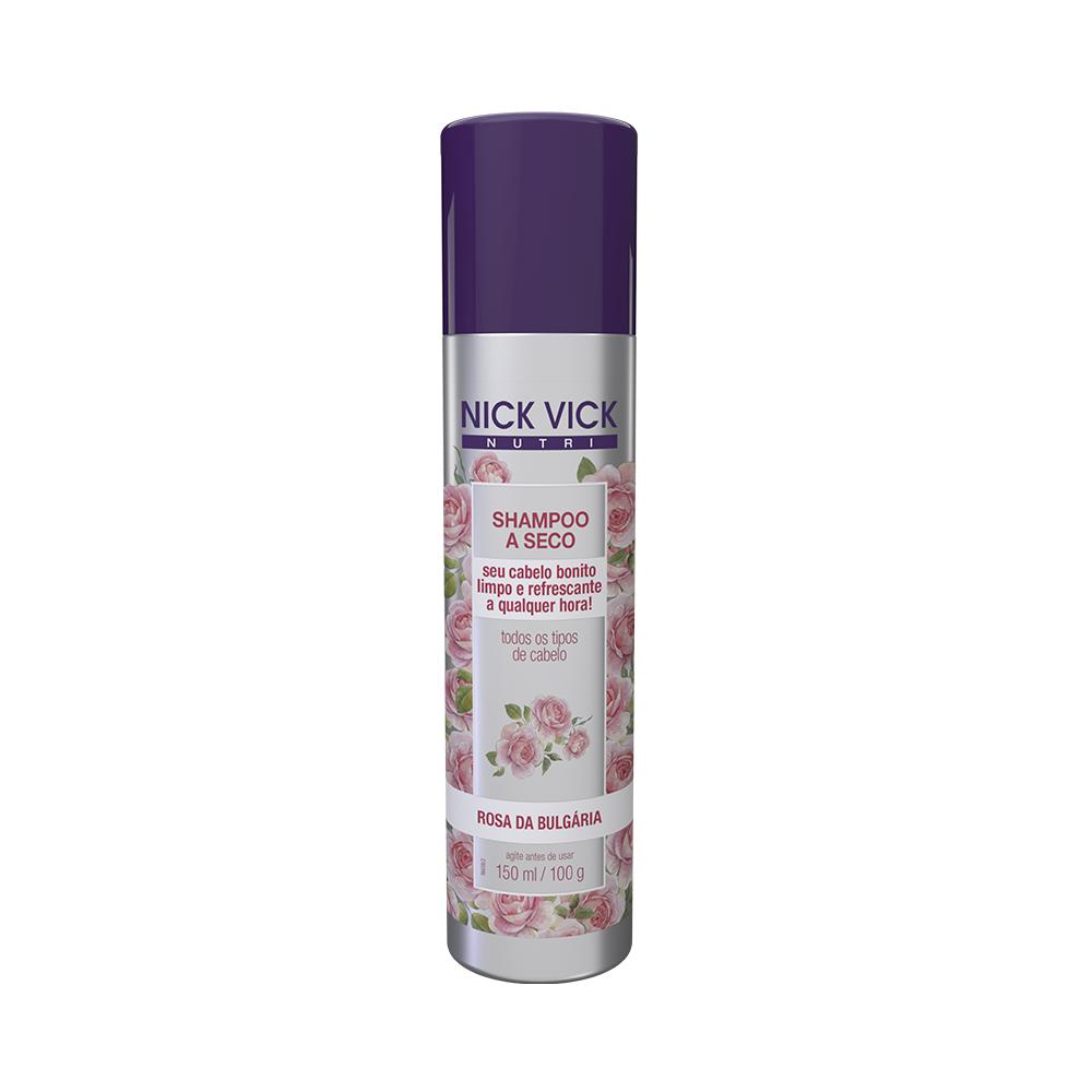 Shampoo à Seco Rosa de Bulgária Nick & Vick 150ml