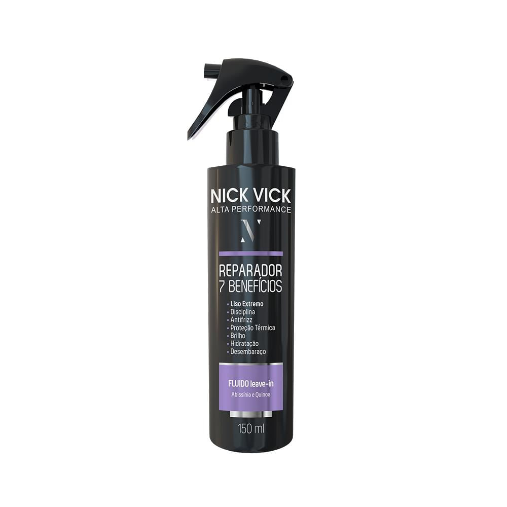 Fluído Reparador Nick & Vick  Alta Performance 7 Benefícios 150ml
