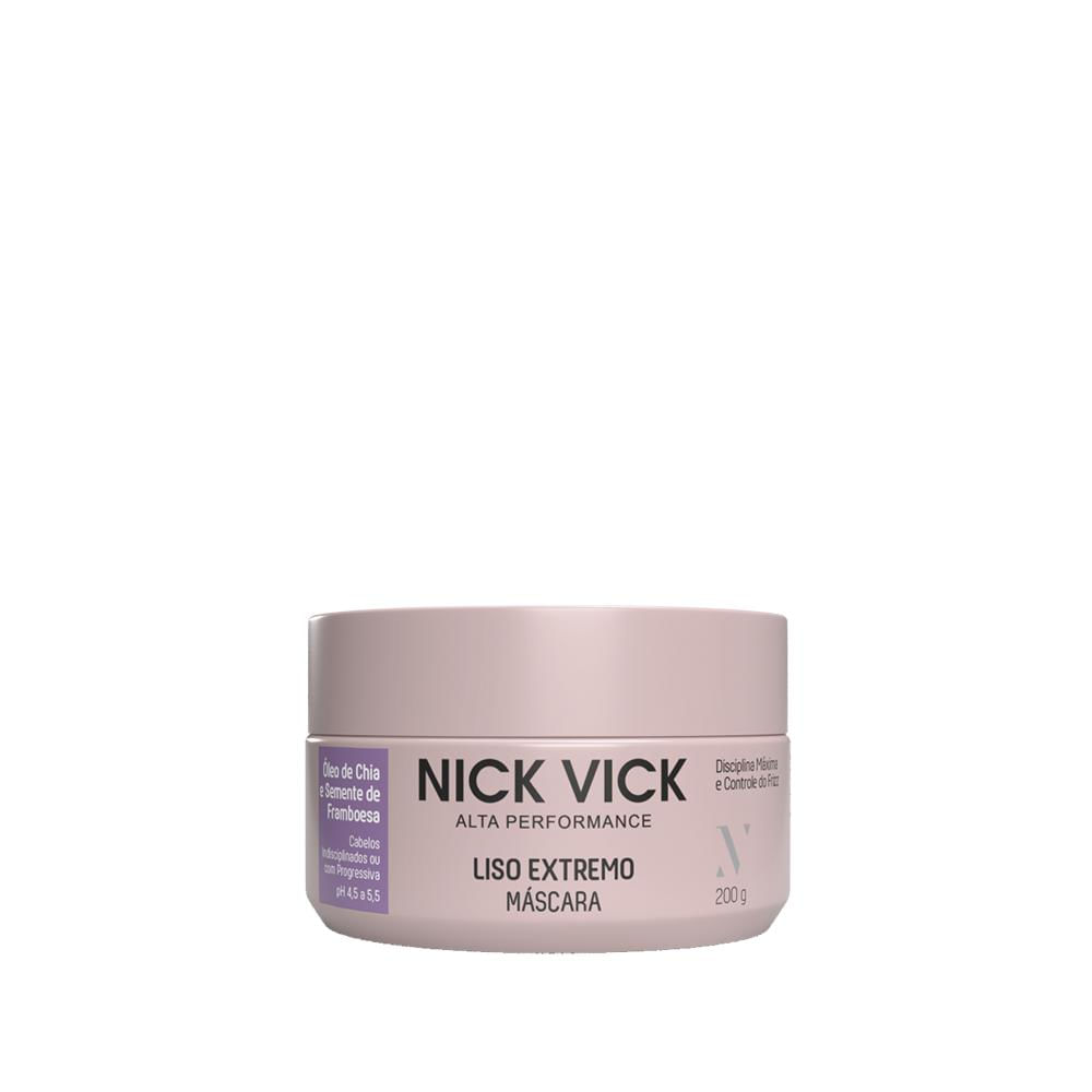 Máscara Capilar Liso Extremo Nick Vick 200g