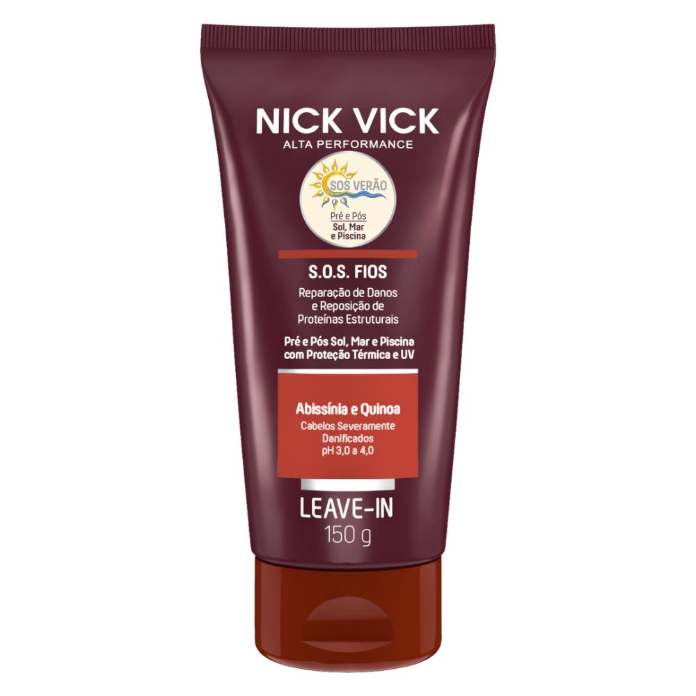 Leave-In SOS Fios Alta Performance Nick Vick 150g