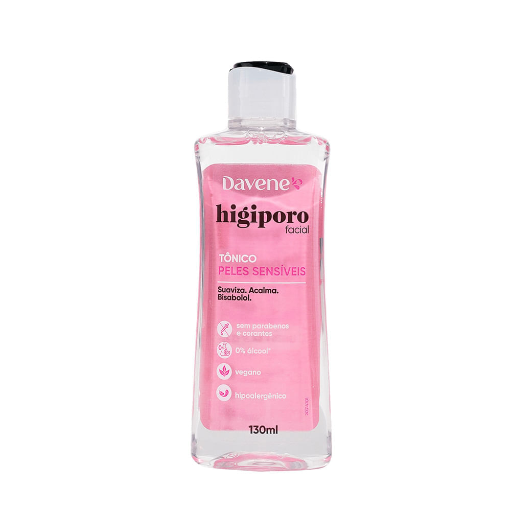 Tônico Higiporo Pele Sensíveis Davene 130ml