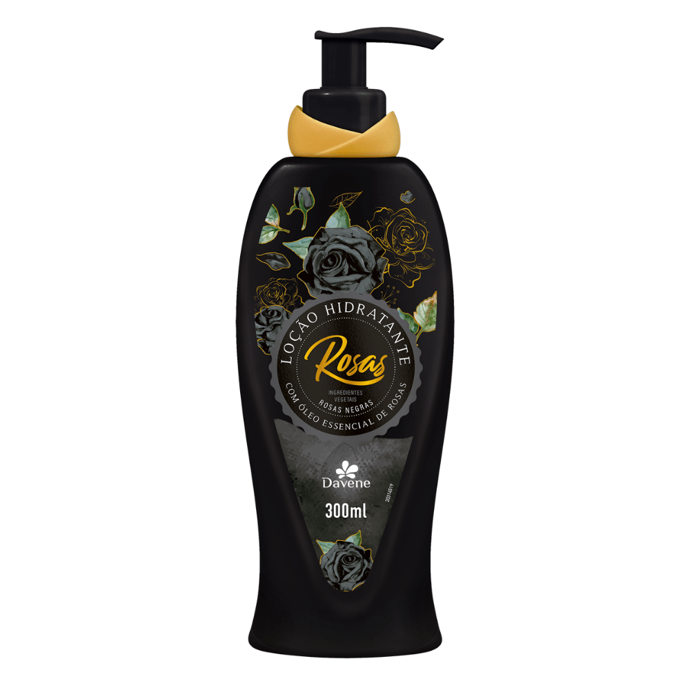 Loção Hidratante Rosas Negras Davene 300ml