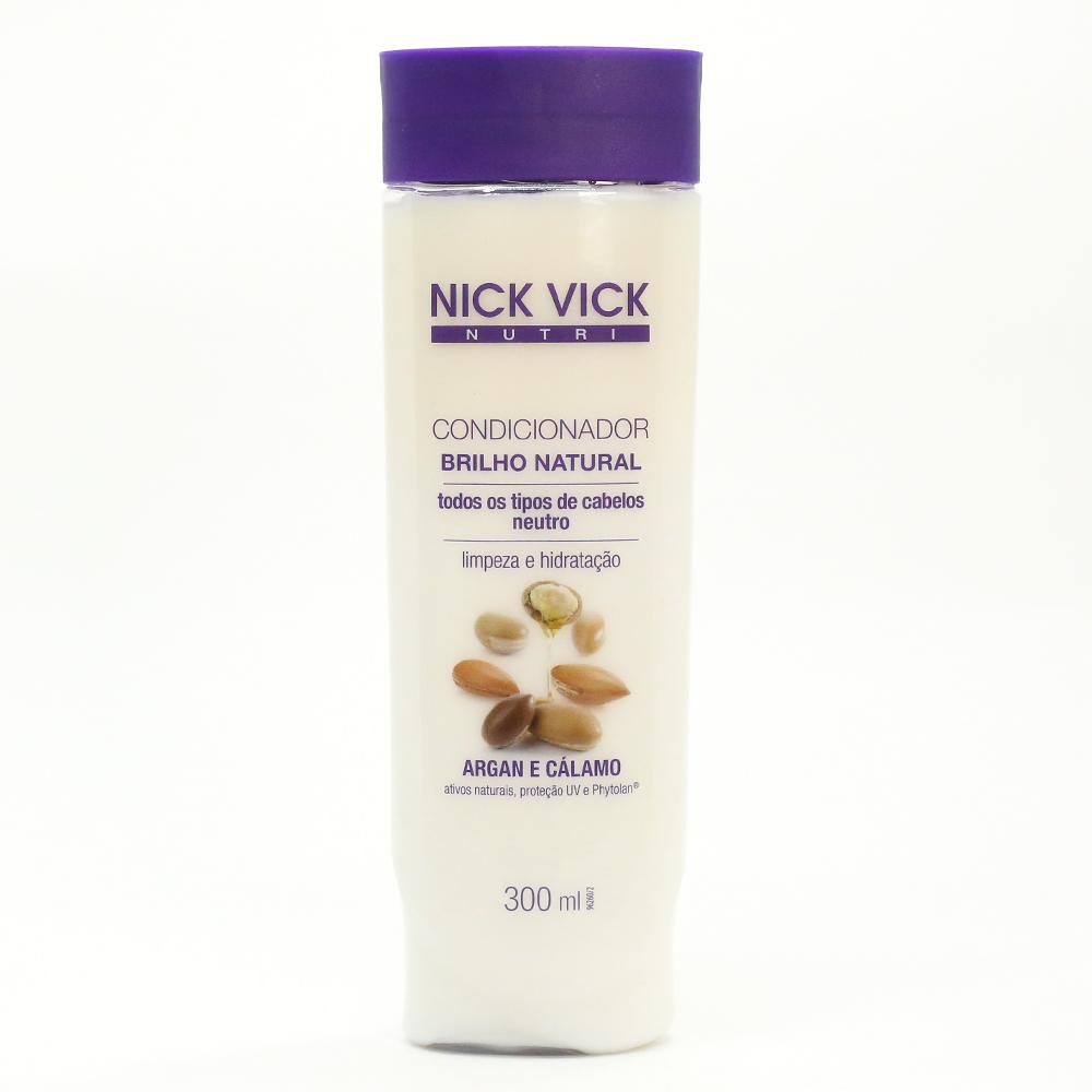 Condicionador Brilho Natural Nutri Nick & Vick 300ml