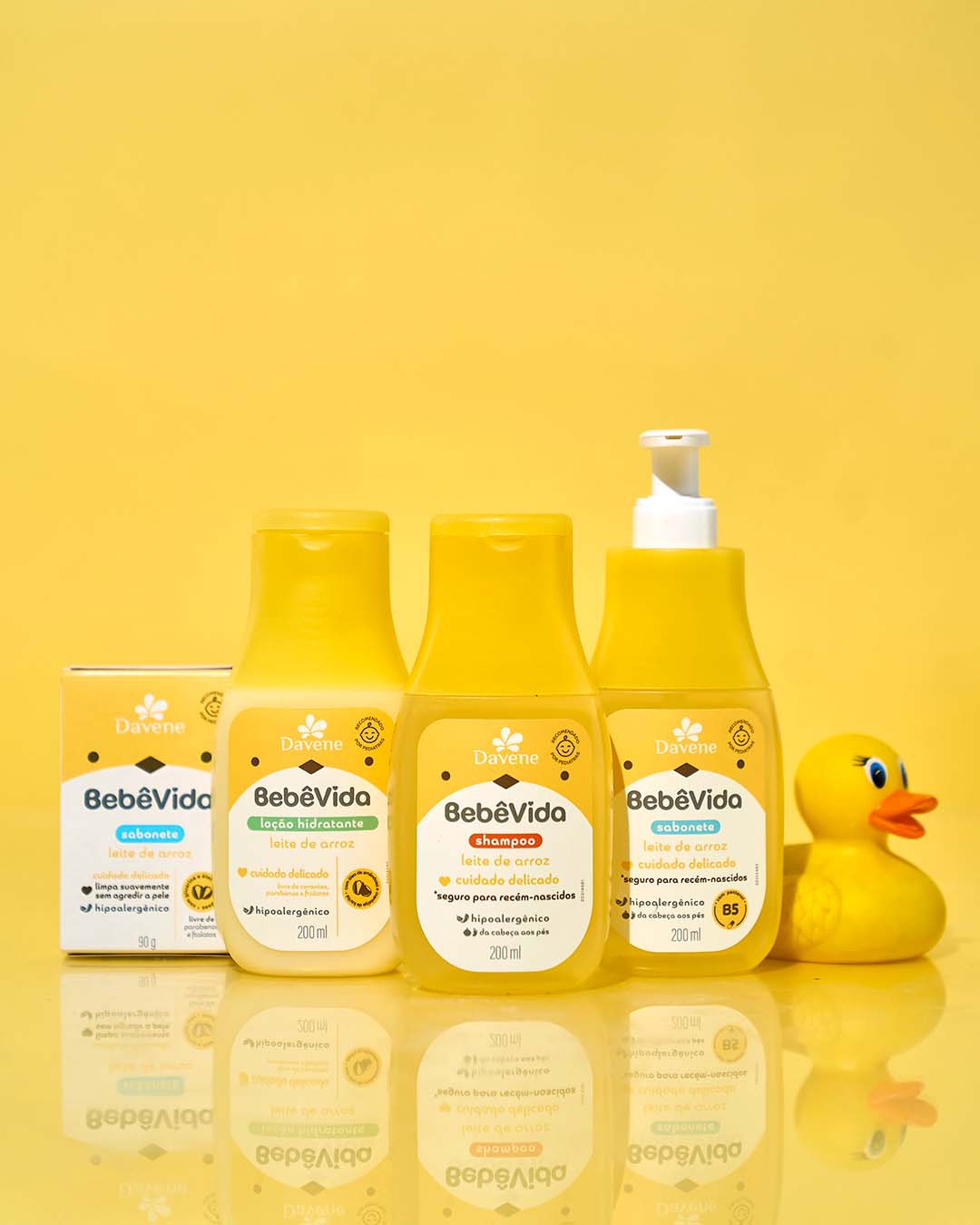 Loção Hidratante Bebê Vida Leite de Arroz Davene 200ml
