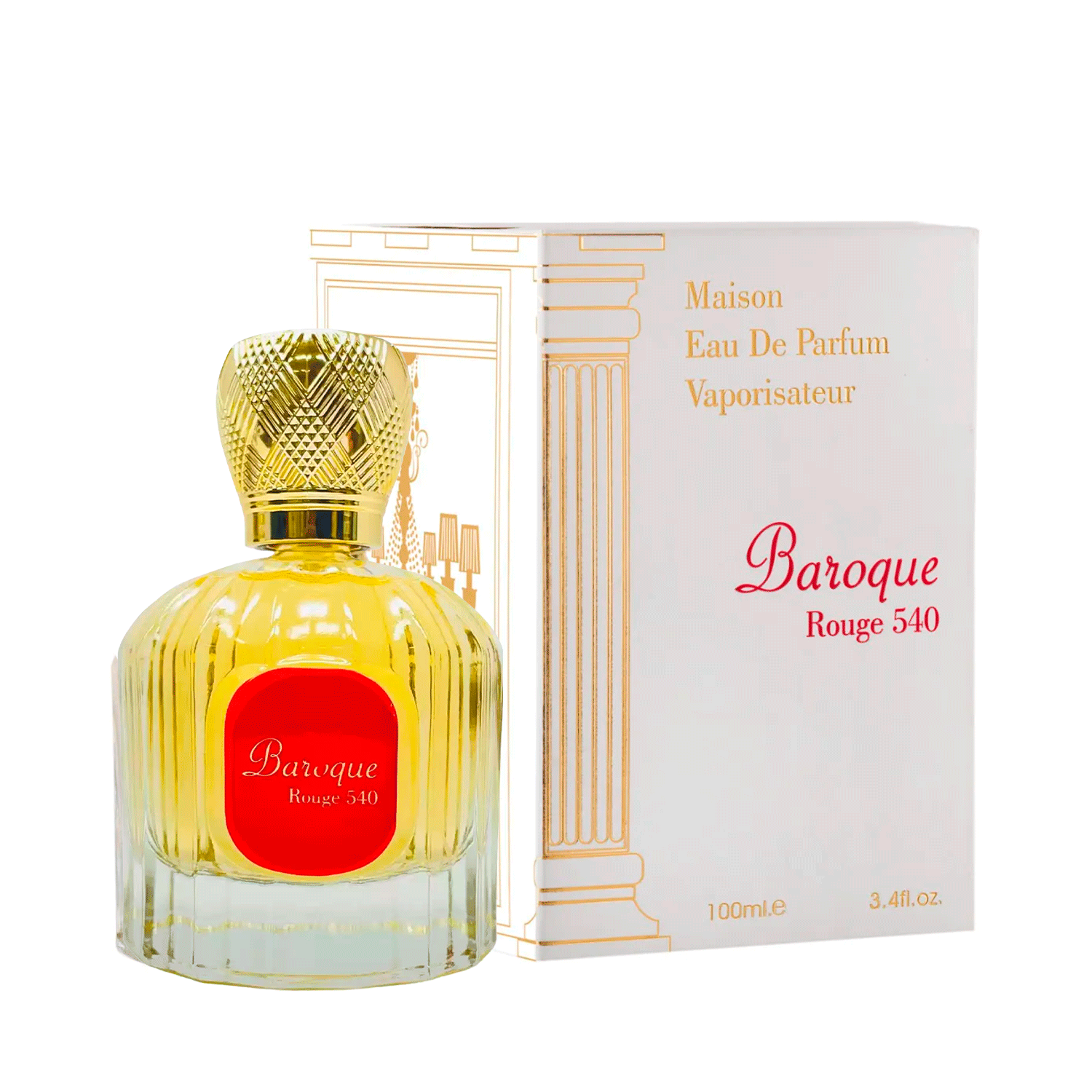 Perfume Unissex Maison Alhambra Baroque Rouge 540 Eau de Parfum 100ml