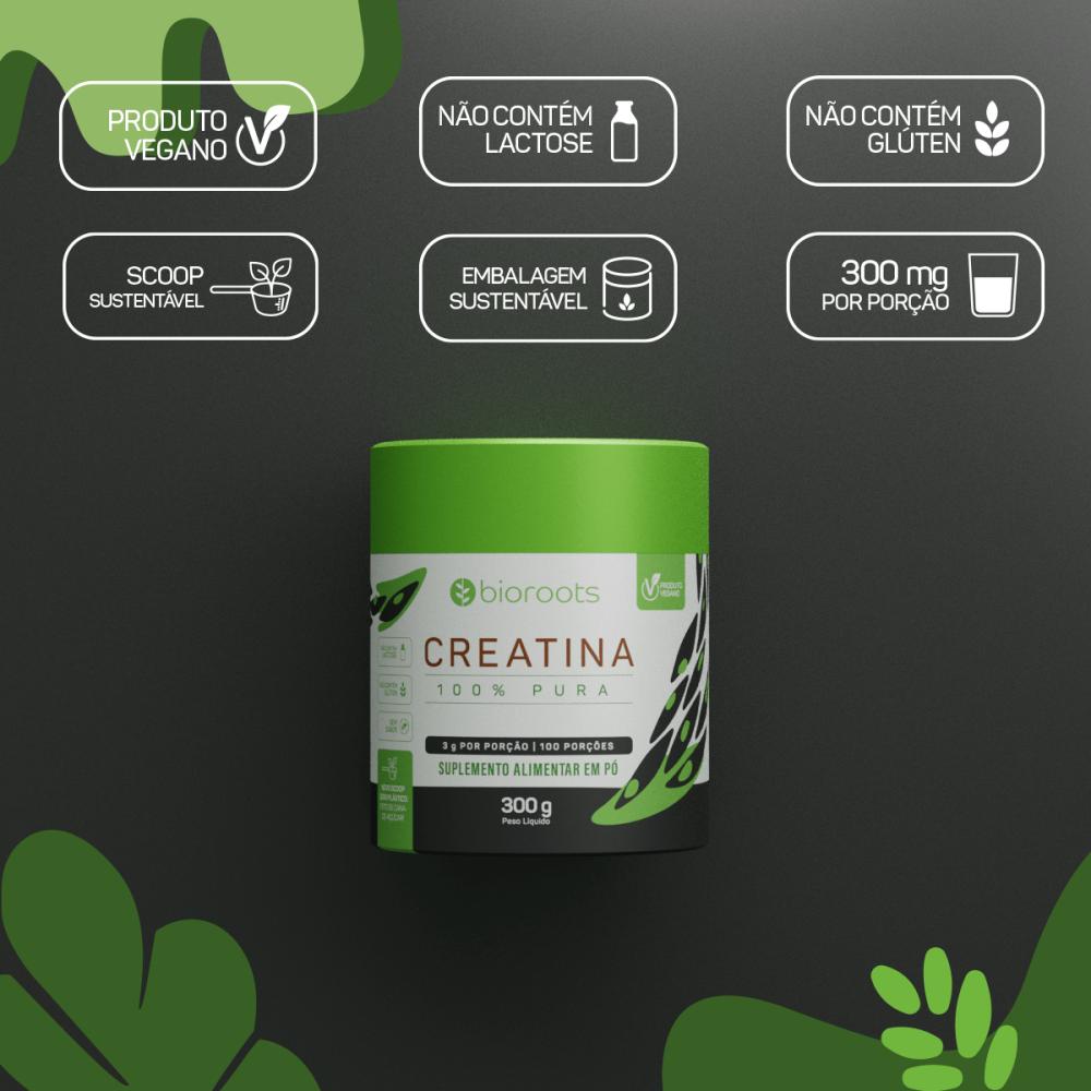 Creatina Monohidratada Bioroots 300g