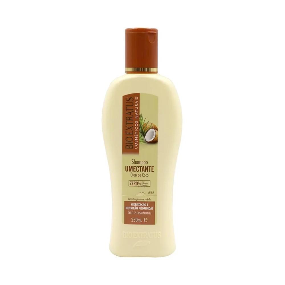 Shampoo Umectante Óleo De Coco Bio Extratus 250ml