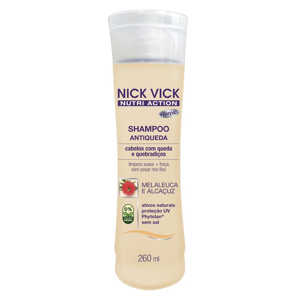 Shampoo Antiqueda Nutri-Hair Nick & Vick 260ml