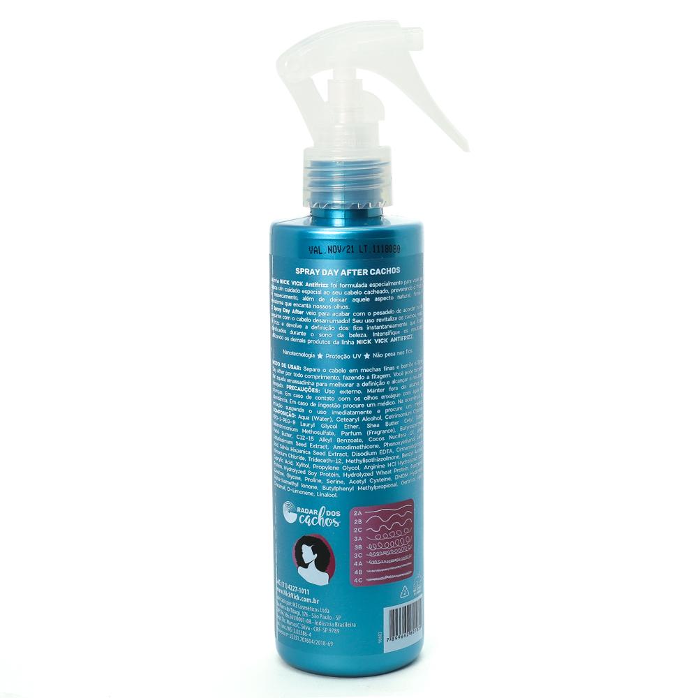 Spray Day After Antifrizz Cachos Nick Vick 200ml