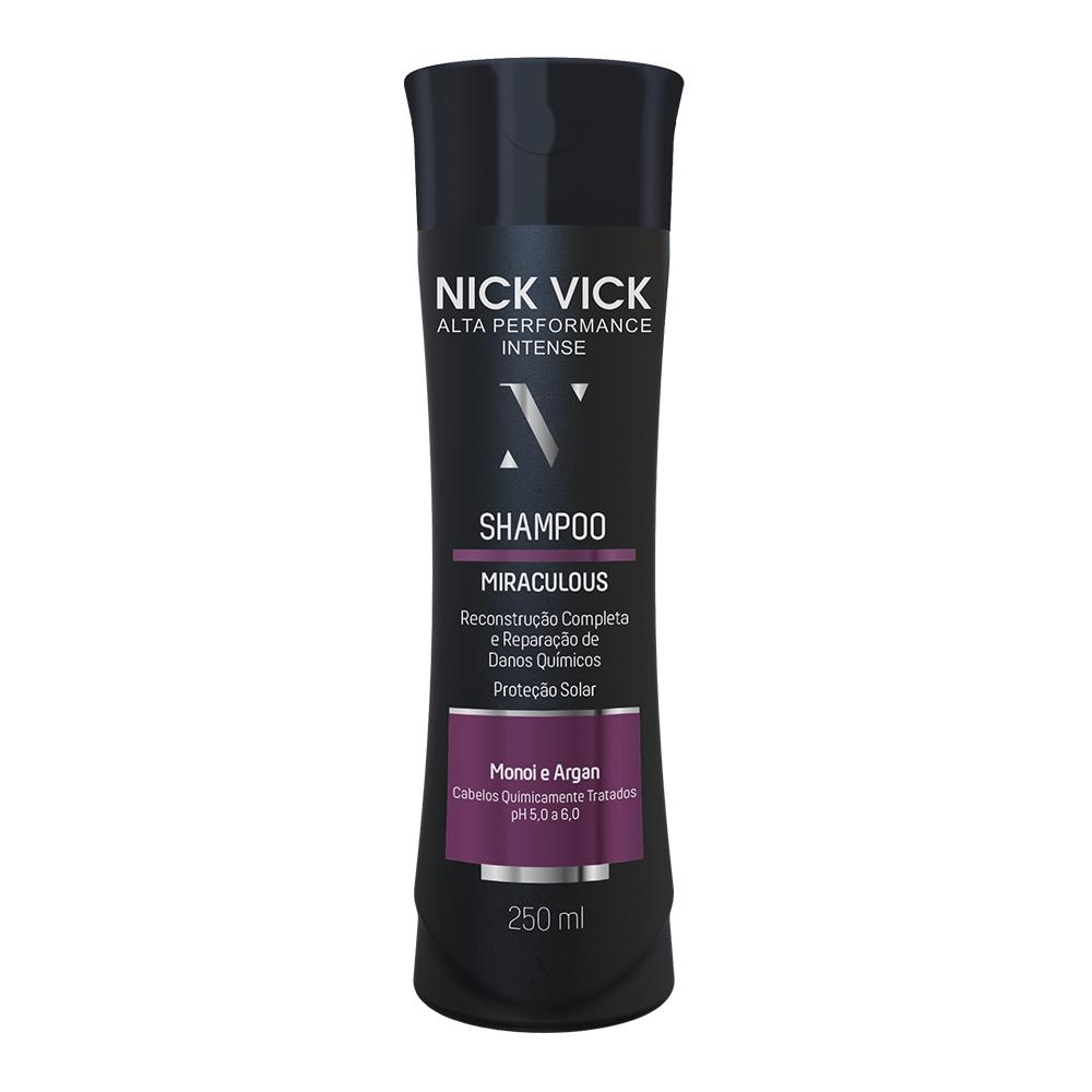 Shampoo Pro-hair Reestruturador Monoi E Argan Nick Vick 250ml
