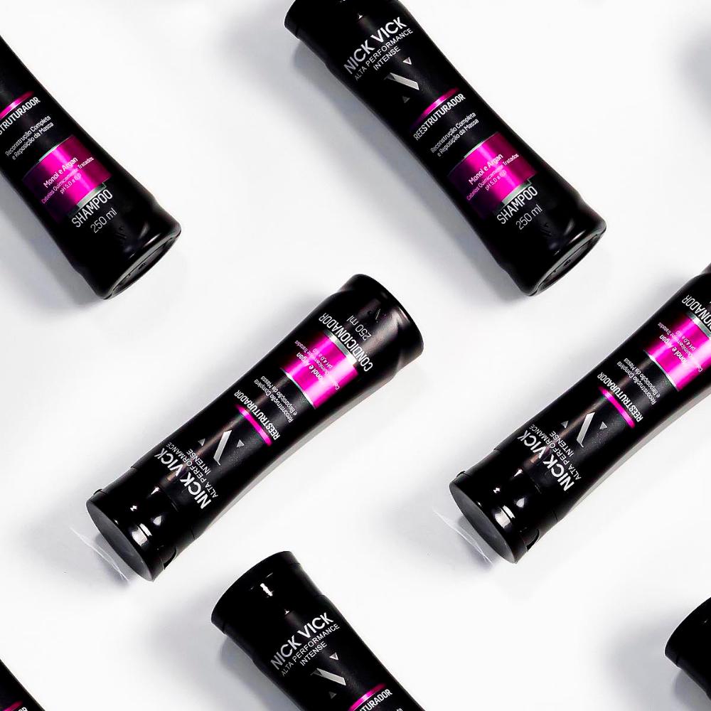 Shampoo Pro-Hair Reestruturador Monoi e Argan Nick Vick 250ml