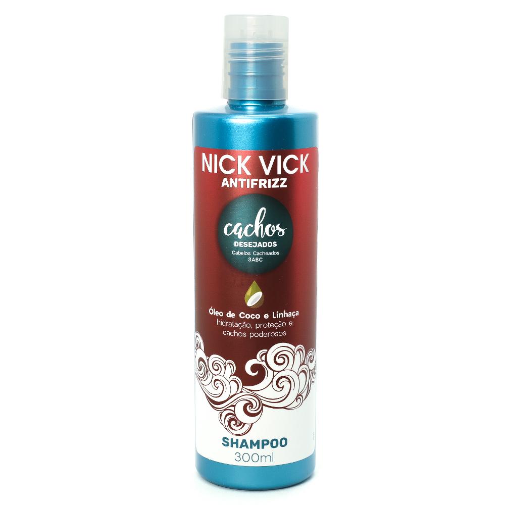 Shampoo Antifrizz Cachos Desejados Nick Vick 300ml