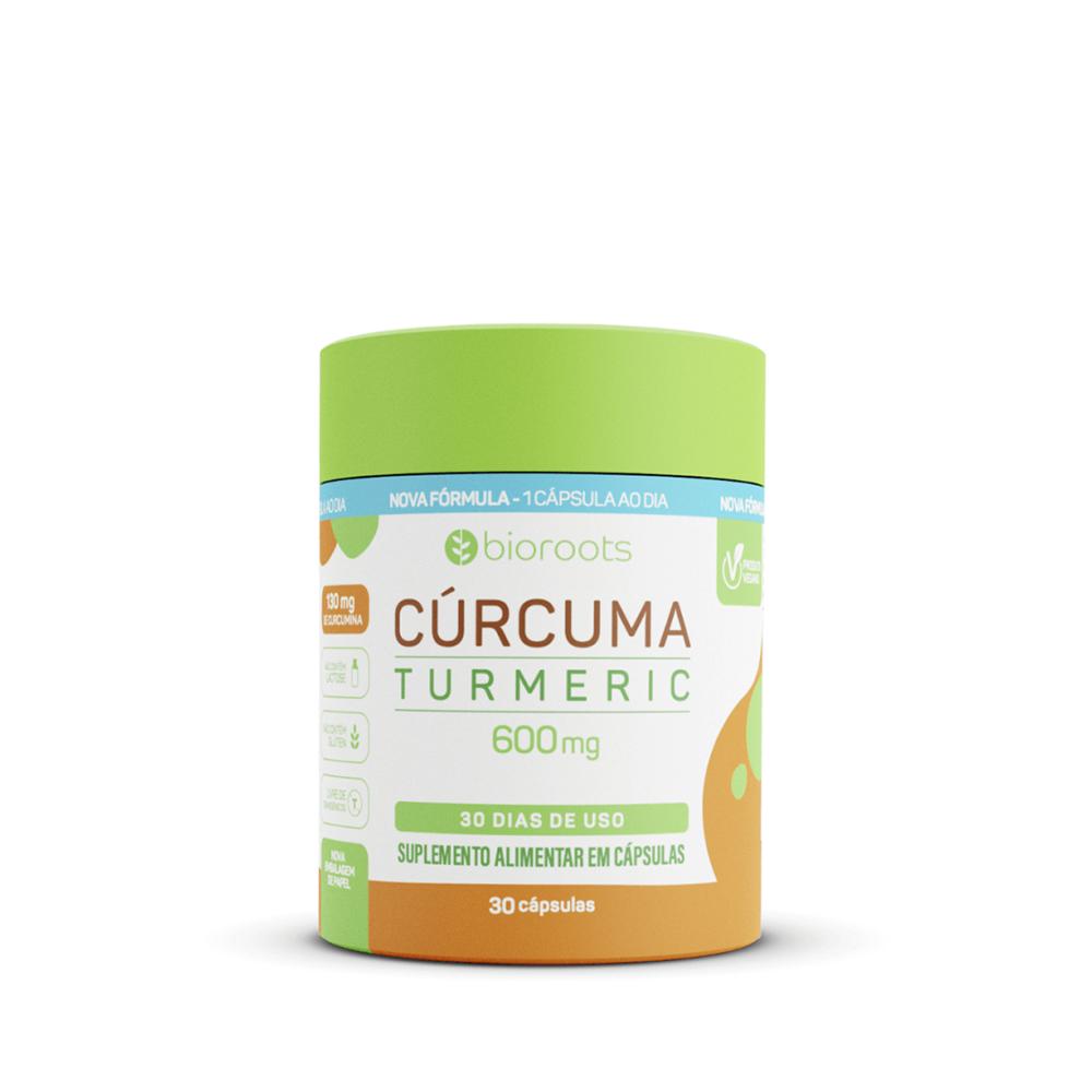 Cúrcuma Turmeric Bioroots 30 Cápsulas
