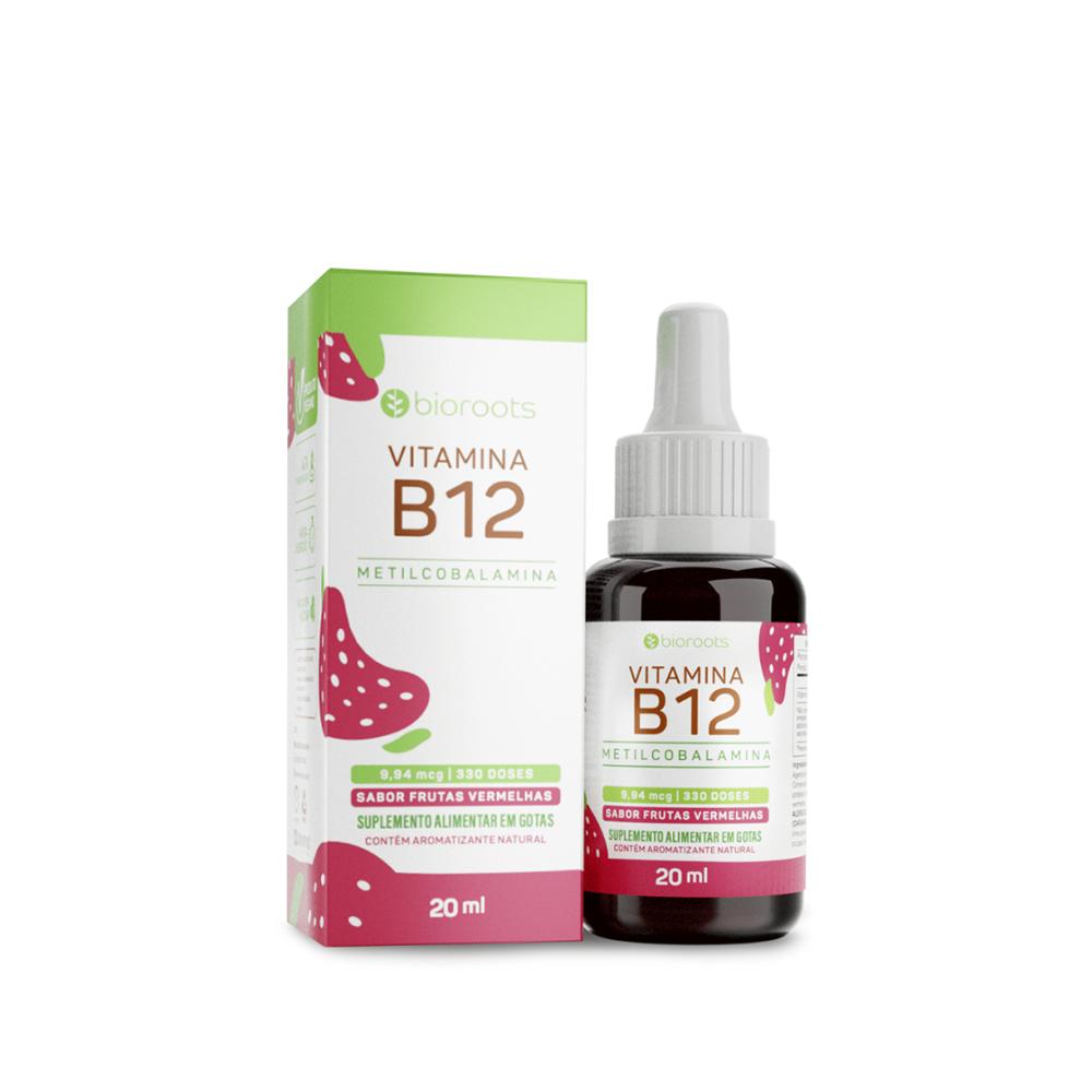 Vitamina B12 Em Gotas Bioroots 20ml