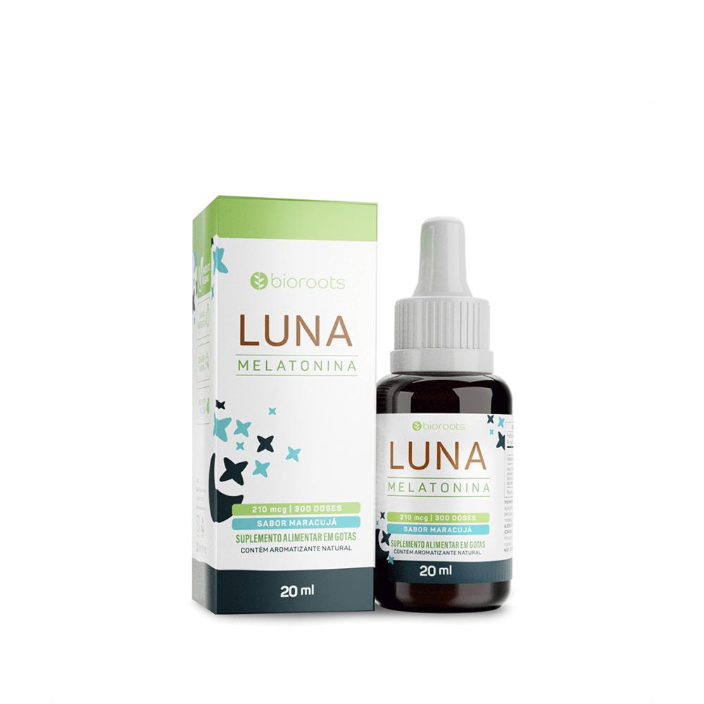 Luna Melatonina em Gotas Bioroots 20ml