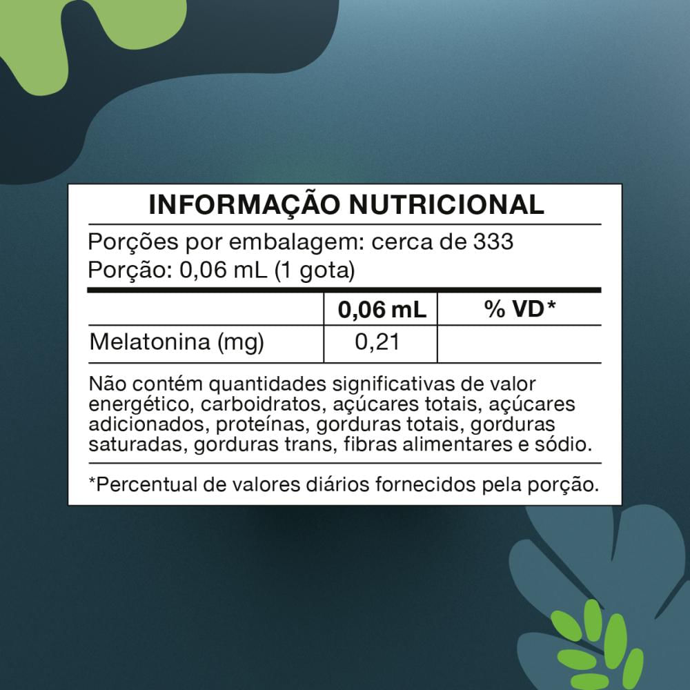 Luna Melatonina em Gotas Bioroots 20ml