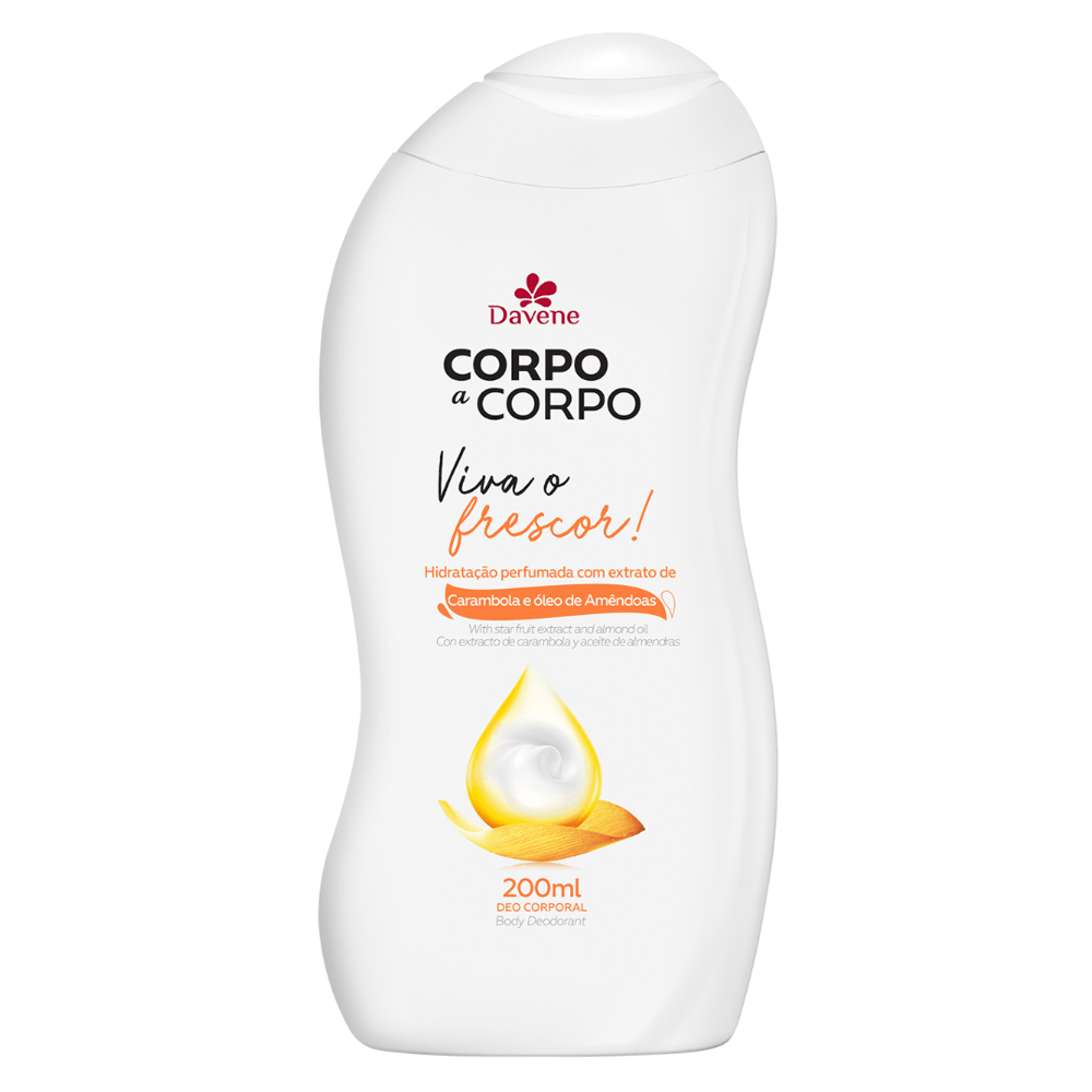 Loção Hidratante Corporal Corpo A Corpo Frescor Davene 200ml