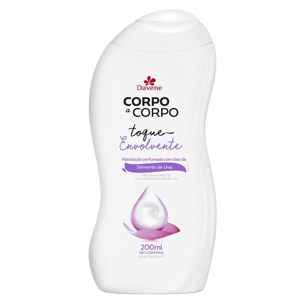 Loção Desodorante Corporal Toque Envolvente Davene 200ml
