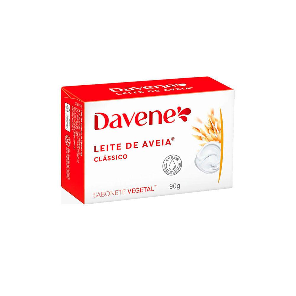 Sabonete Vegetal em Barra Leite de Aveia Original 90g 3 Unidades