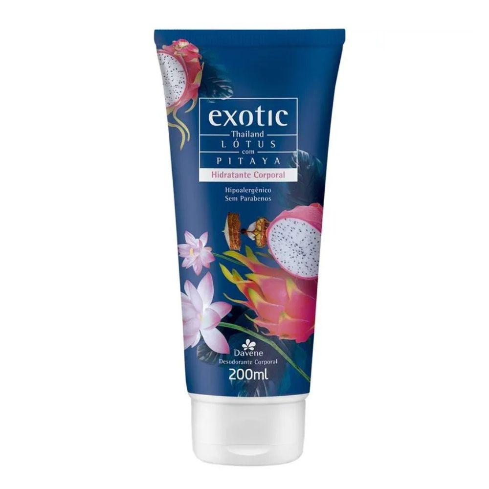 Kit Exotic Thailand Hidratante 200ml + Sabonete Líquido 200ml Davene