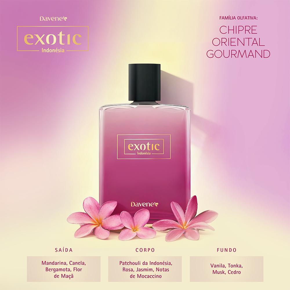 Colônia Exotic Indonésia Davene 95ml
