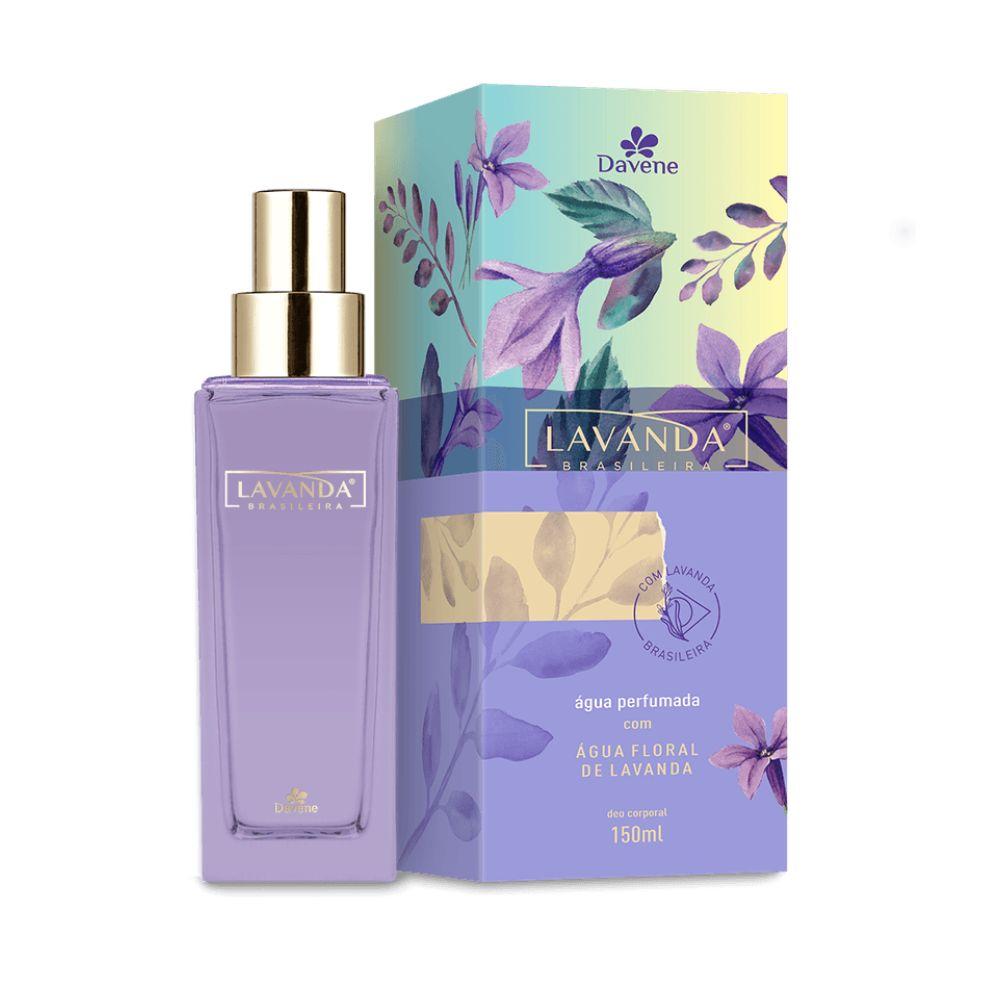 Colônia Lavanda Brasileira Sedução Perfumada Davene 150ml