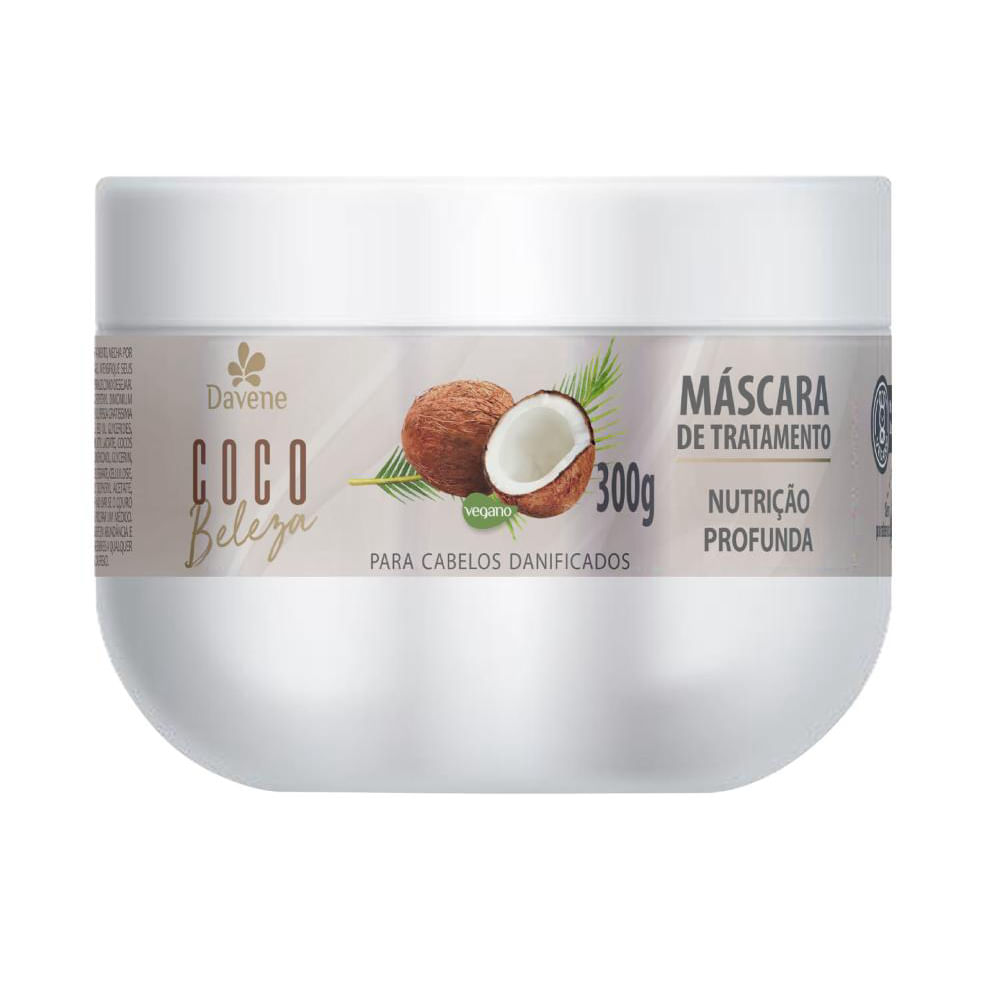 Máscara de Tratamento Coco Beleza Davene 300g