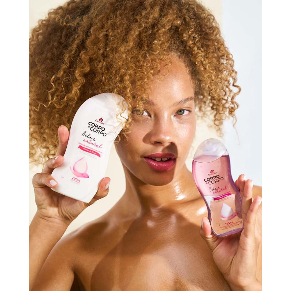 Loção Desodorante Corporal Bela e Natural Davene 200ml