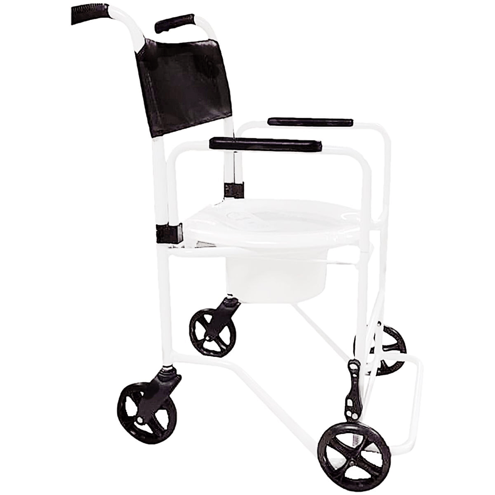 Cadeira De Banho Br Sanitário Jaguaribe Alumínio Branca