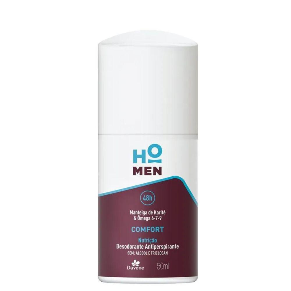 Desodorante Antiperspirante Roll Ho Men On Comfort Davane 50ml