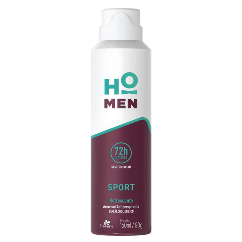 Desodorante Antiperspirante Aerossol Ho Men Sport Davene 150ml